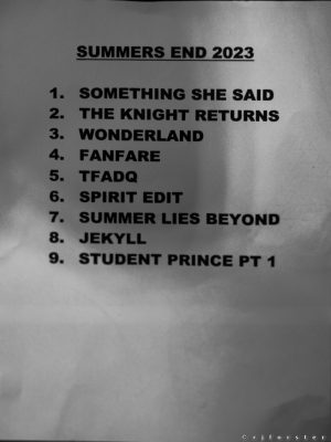 2023.10.08. The Drill Hall, Chepstow – Summer’s End Festival